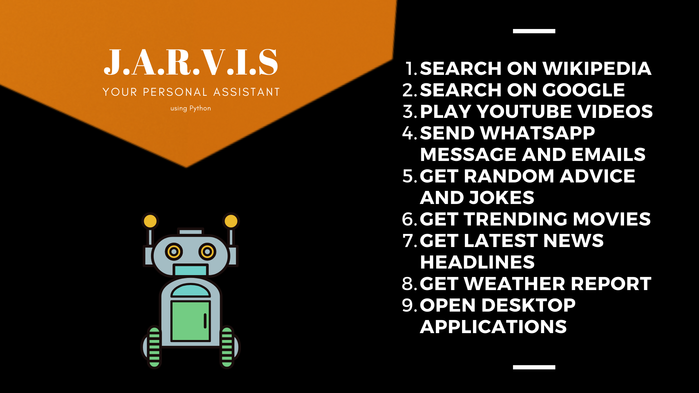 J.A.R.V.I.S - The Personal Assistant